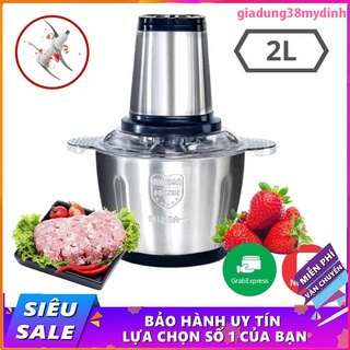 Máy Xay Thịt Đa Năng 2L Cối Inox, Xay Trộn Nghiền Thực Phẩm Tiện Dụng Cho Gia Đình
