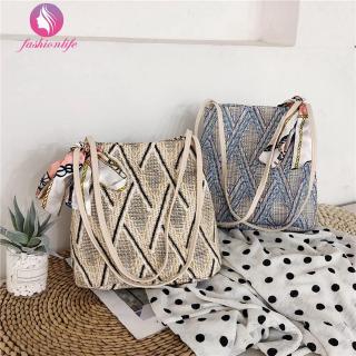 Túi xách nữ đan rơm thời trang