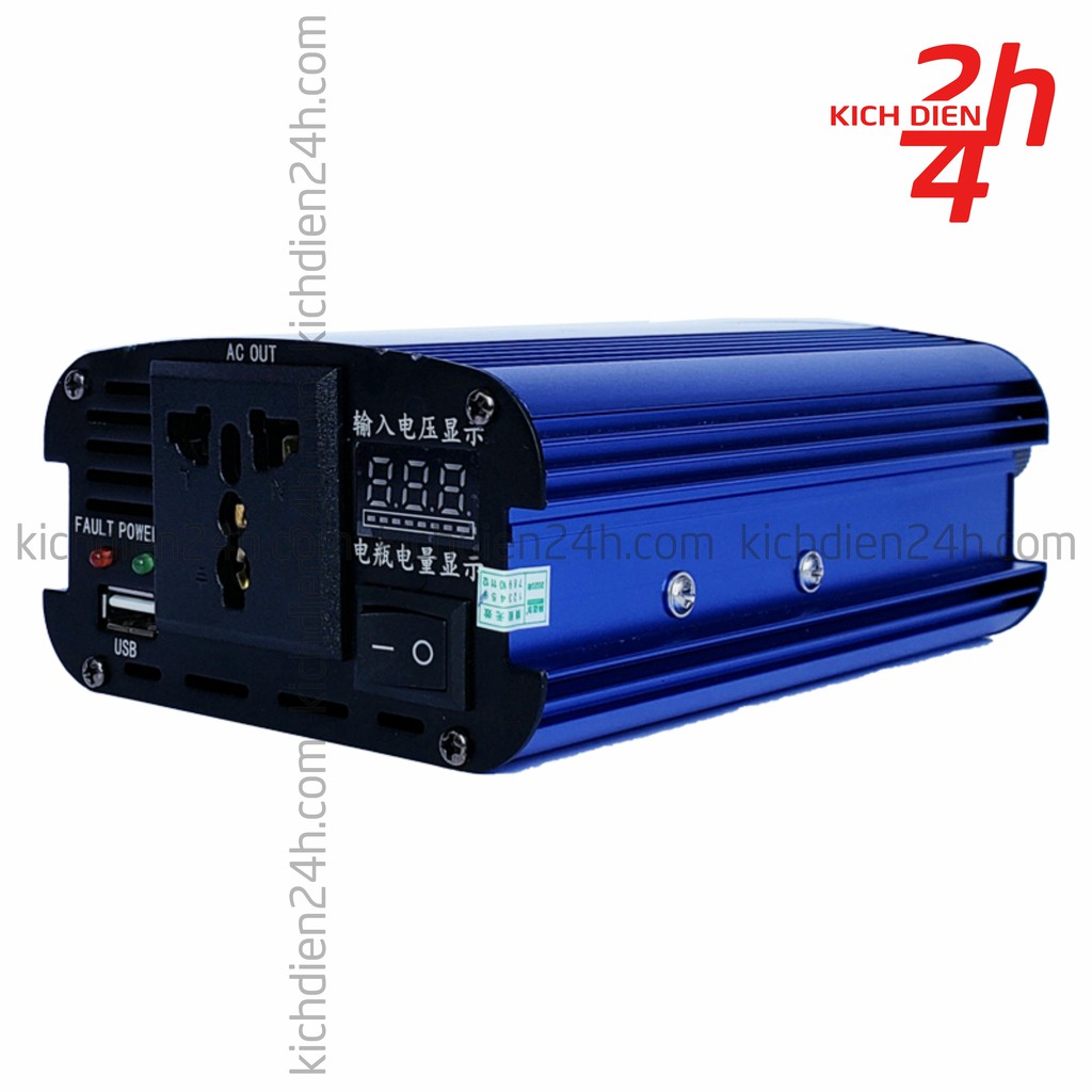 Bộ kích điện 48V lên 220V 500W, Dùng cho xe điện, Hàng chuẩn nội địa TQ