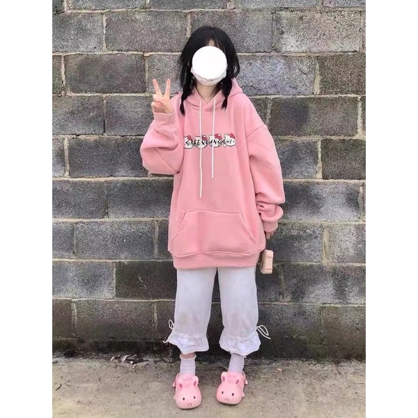 Áo khoác in hình 4 biểu cảm hello kitty so cute