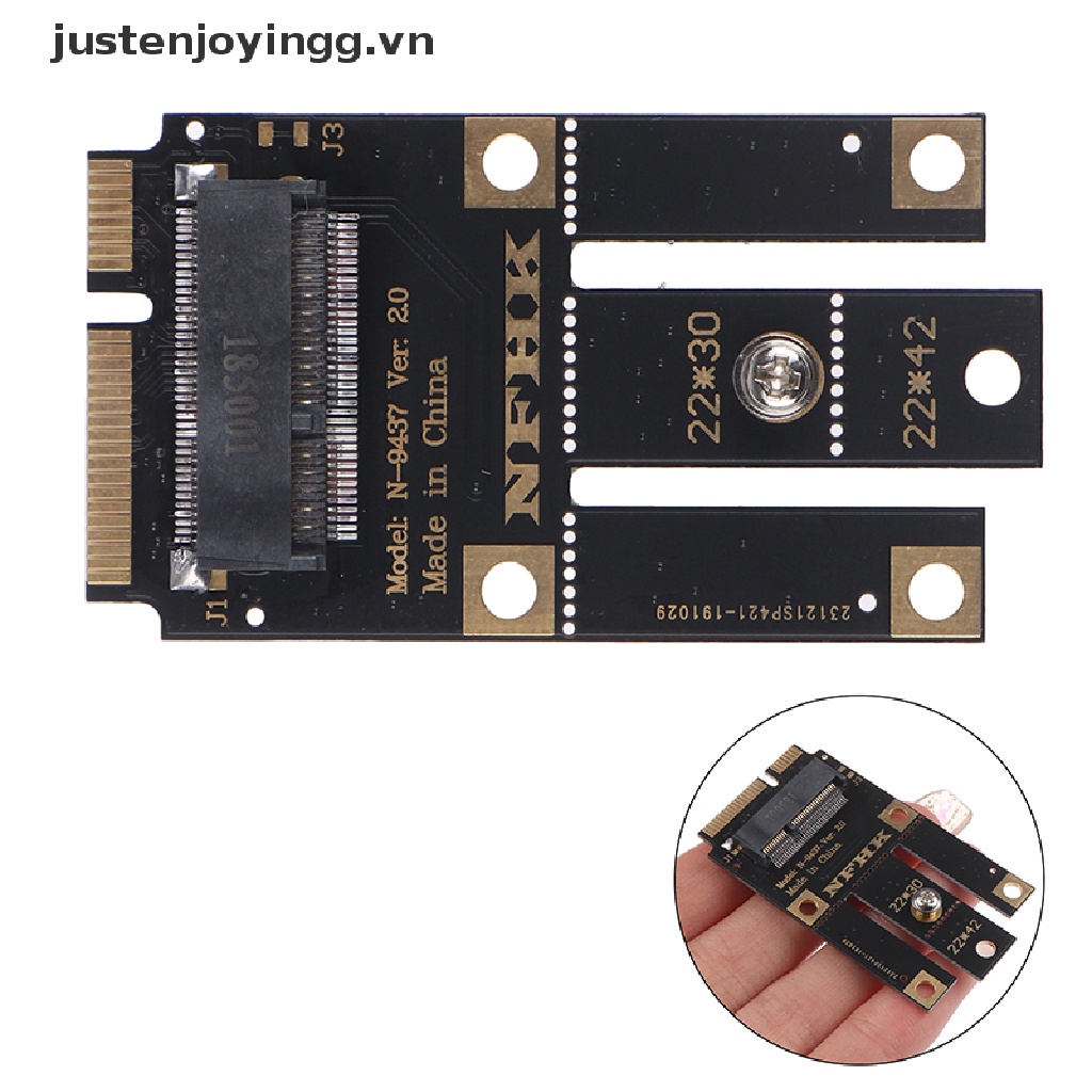 / / 3c Phụ Kiện / / m.2 NGFF Sang mini pci-e (pcie + usb) Cho Thẻ wifi bluetooth m.2