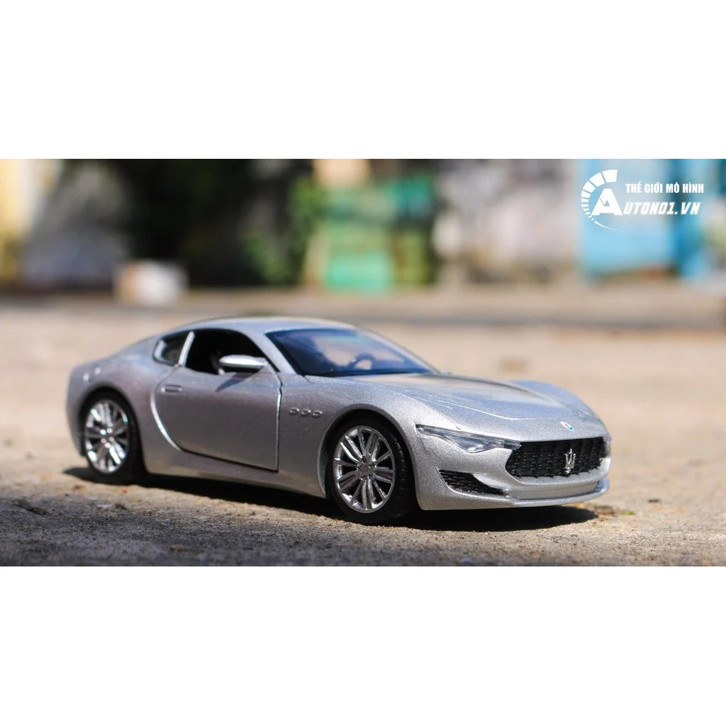 MÔ HÌNH XE MASERATI ALFIERI SILVER 1:36 JACKIEKIM 7381