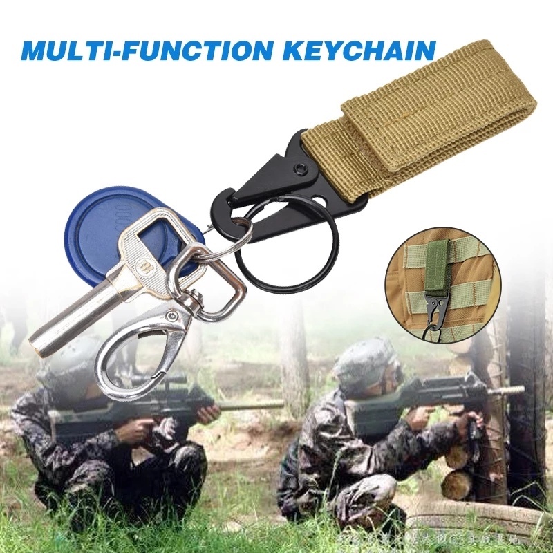 Móc Khóa Dây Vải Dù Đa Năng Dành Cho Dã Ngoại