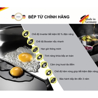 [Bếp Từ Chính Hãng Của Đức] Bếp Ba Từ – Hồng Ngoại GT-5205, Bếp Gertech nhập khẩu Đức