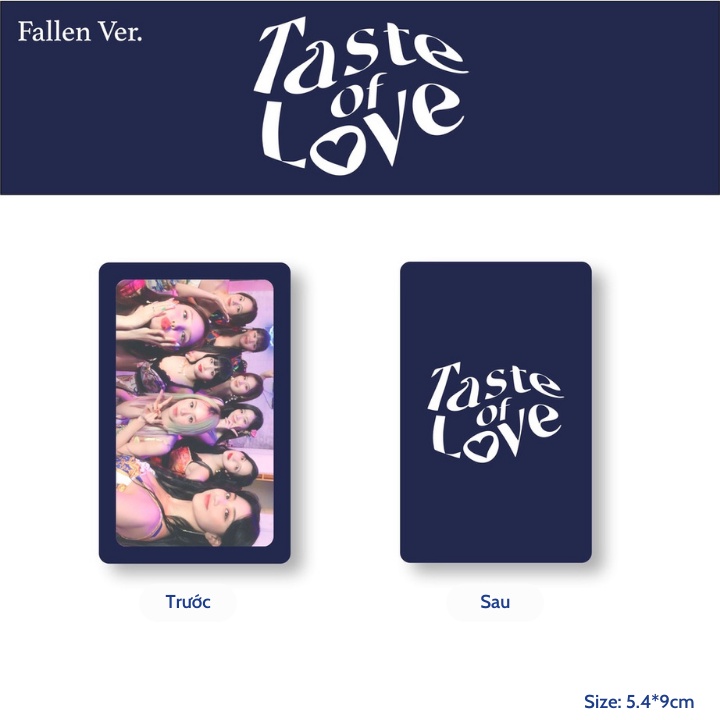 Set card Twice Taste of Love POB Fallen Ver.