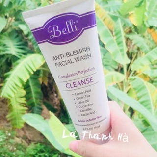 Sữa rửa mặt ngăn ngừa mụn Belli