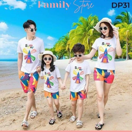 Áo đồng phục gia đình ,đồng phục nhóm sumer. Familystore