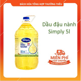 Dầu Ăn Simply Đậu Nành chính hãng can 5L