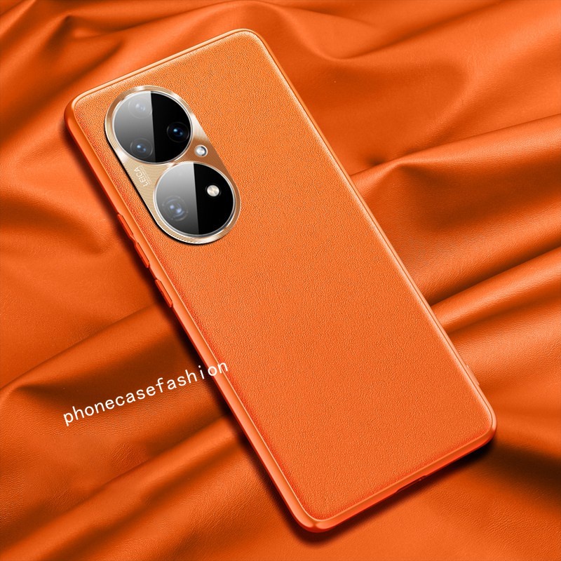 Ốp Điện Thoại Da Chống Sốc Màu Trơn Sang Trọng Cho Huawei Nova 9 Se Pro P50 Honor 60 50 Pro