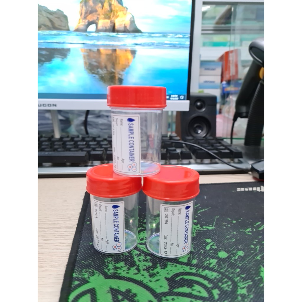 combo 10 cốc đựng bệnh phẩm