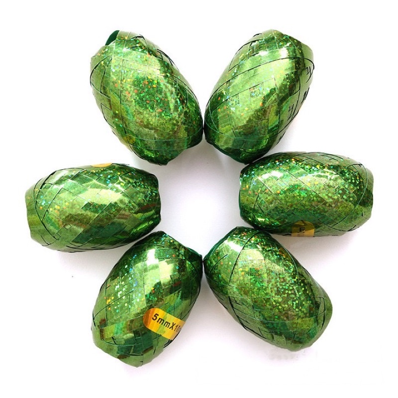 Dây cột đuôi bóng kim tuyến-trang trí bong bóng bay-đủ màu-kén kim tuyến LyNaShop