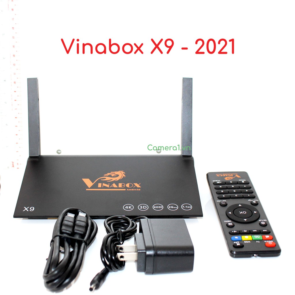 VINABOX X9 2021 - RAM 2G, ROM 16G ANDROID 9.0, ĐẦY ĐỦ KÊNH TRUYỀN HÌNH