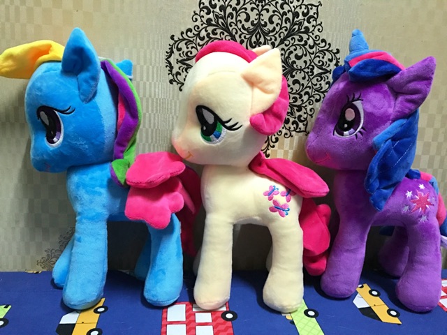 THÚ BÔNG NGỰA PONY 40cm Cao Cấp,LÔNG NHUNG MỀM MỊN