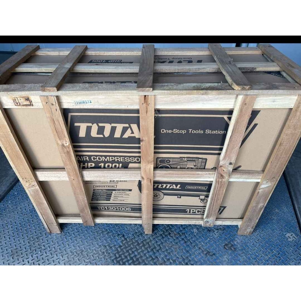 MÁY NÉN KHÍ CHẠY DÂY CUROA 100 LÍT 2.2 KW  TOTAL TC1301006 - HÀNG CHÍNH HÃNG