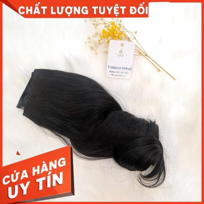 Ảnh  Thật Tự Chụp ☀️ Tóc Giả Kẹp 6 Phím Xoăn Làm Từ Sợi Tơ, Bao Nhiệt Độ, Giá Hạt Dẻ, Ảnh Chụp Thật ☀️