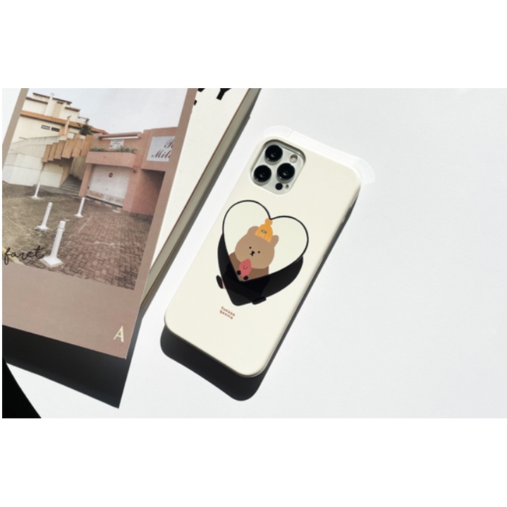 Korea MoMoCase Grips  Cute Case Compatible for iPhone All models  Samsung