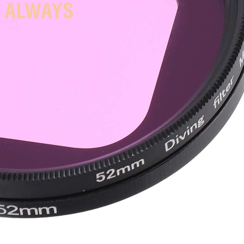 Bộ lọc ống kính máy ảnh 52mm màu tím cho Hero 9 10 | BigBuy360 - bigbuy360.vn