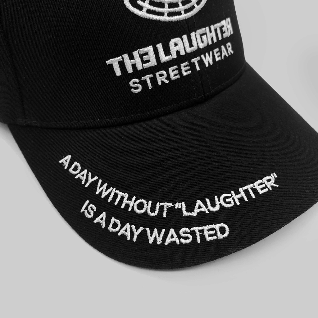 [Mã 252FASHIONSALE giảm 12% đơn 99K] [TẶNG MÓC KHÓA] - LAUGHTER EMBROIDERED BASIC CAP