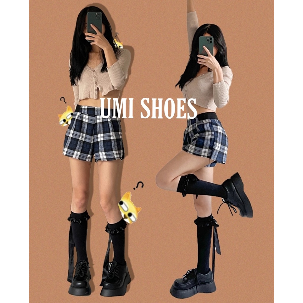 [SẴN-LOẠI1] Giày nữ oxford ulzzang lolita độn đế bằng cao to bự dày da bóng/trơn mũi vuông phong cách hàn quốc đẹp mới