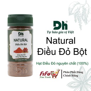 Điều đỏ bột natural dh foods 50gr | hạt điều đỏ nguyên chất