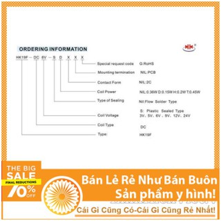 B0279 - Relay 12V1A 8 Chân mini