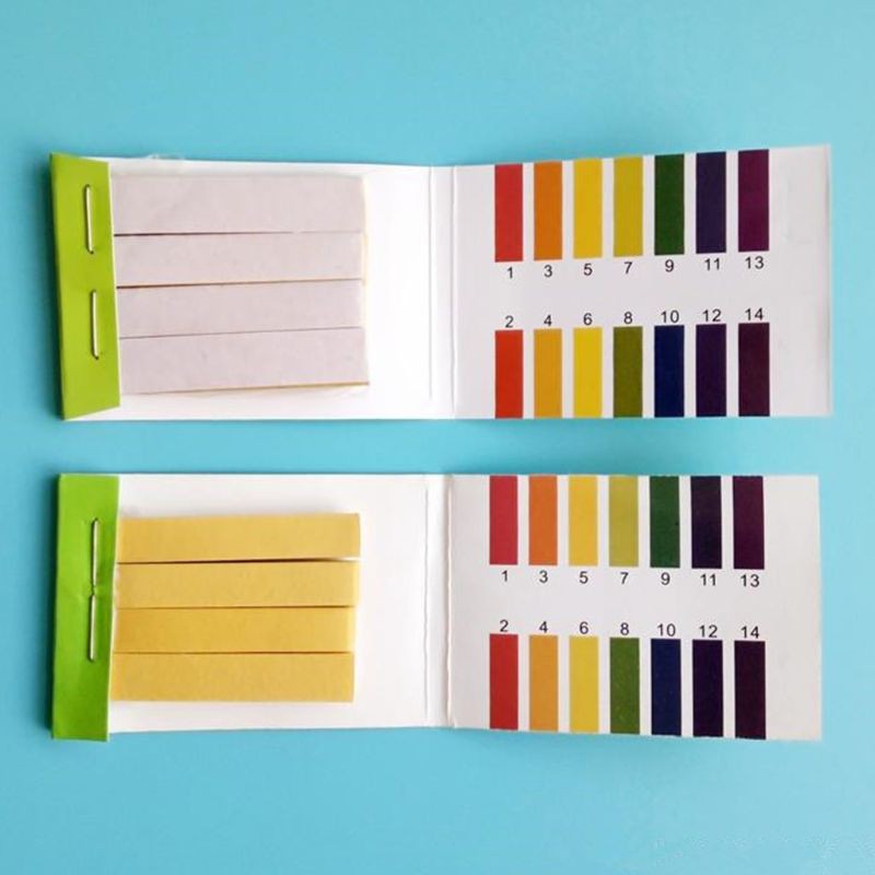 Set 80 giấy quỳ đa năng dùng đo mật độ PU chuyên dụng với thang đo từ 1-14 acidic
