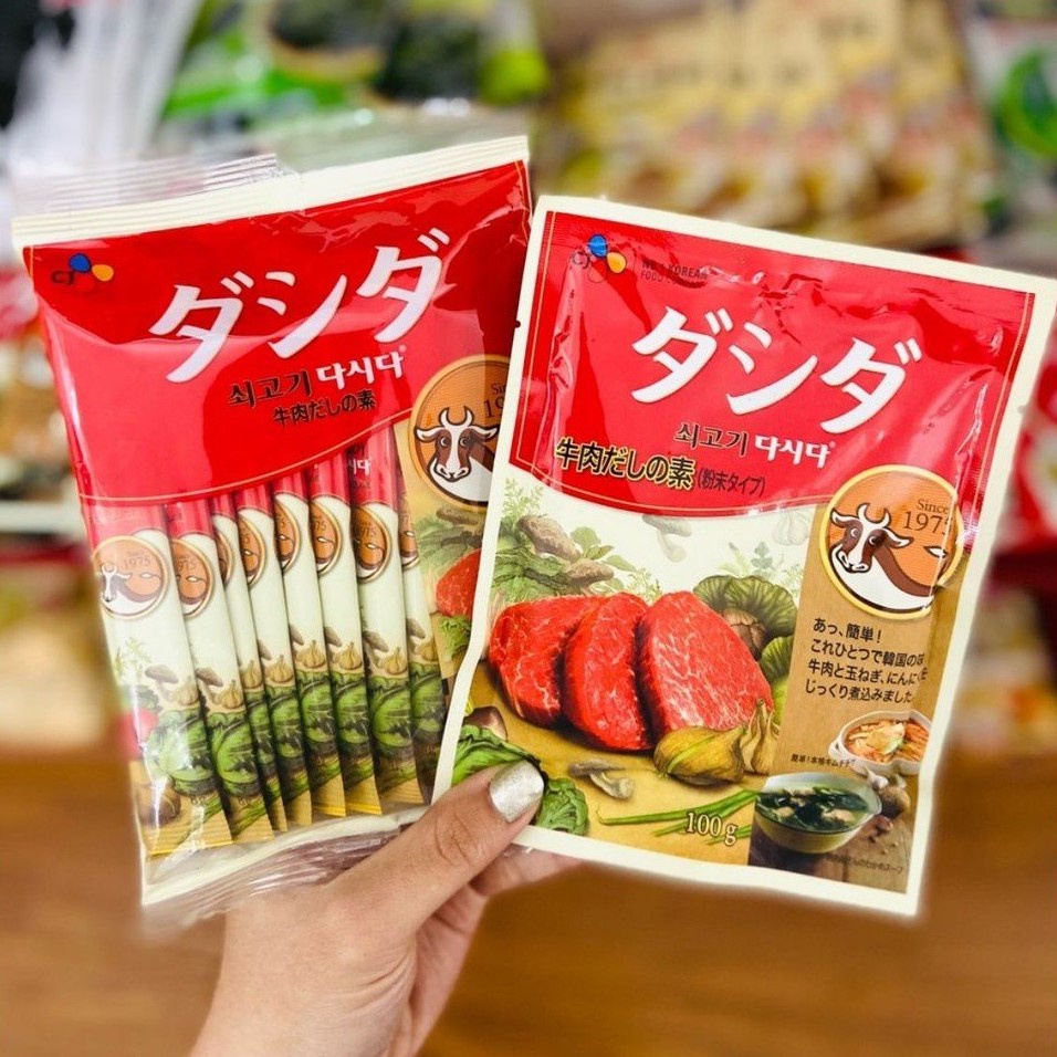 Hạt Nêm Cho Bé Ăn Dặm Bò Dashida CJ Nhật Thơm Ngon Bổ Dưỡng Chứa Vitamin B6 Protein Tăng Cường Sức Khỏe Date 9/2022