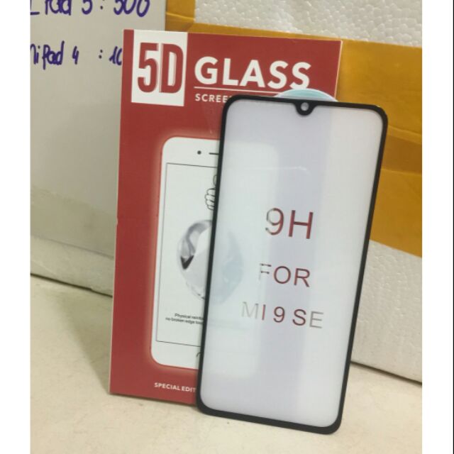 Dán 5D xịn cho Xiaomi Mi 9 SE