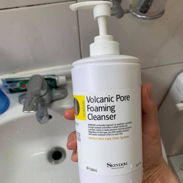 Sữa rửa mặt tạo bọt SKINDOM 500ml Hàn Quốc