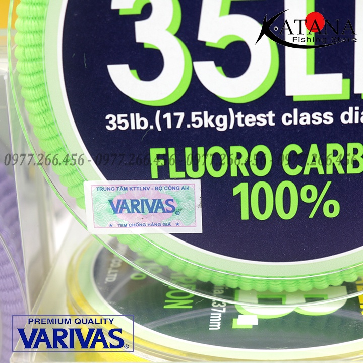 Dây Câu Fluoro Carbon - Varivas Shock Leader - dây làm leader, làm thẻo