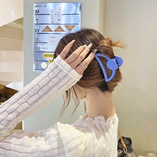 Kẹp Tóc Càng Cua Thiết Kế Hình Tròn Quý Phái Trẻ Trung