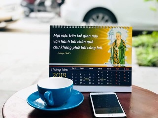 Lịch để bàn 2019