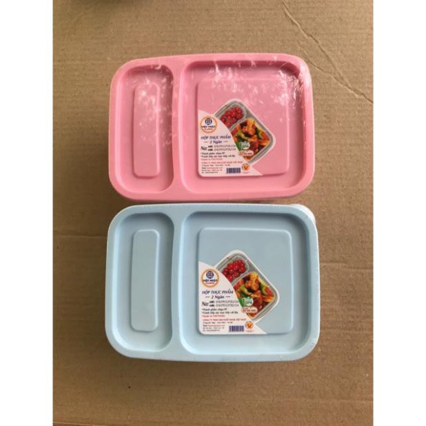 Hộp thực phẩm 2 ngăn cao cấp hàng Việt nhật NO6486