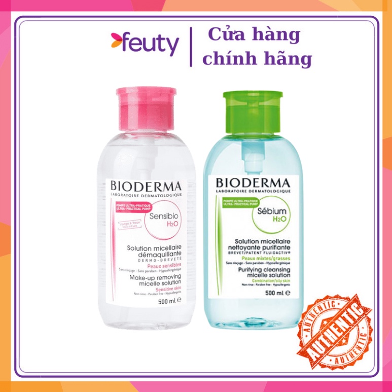Nước Tẩy Trang Bioderma H2O Nội Địa Pháp 500ml