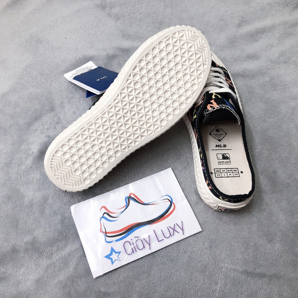 Giày Thể Thao Sneaker Đạp Gót n,y Đen Họa Tiết Cao Cấp - Giày Luxy | BigBuy360 - bigbuy360.vn