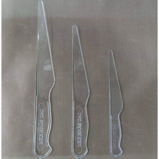 Gói 10 dao trung 22cm (Dao nhựa cắt bánh kem)