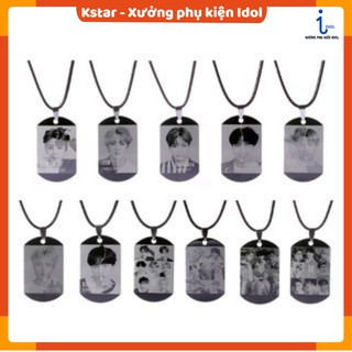 Dây chuyền khắc hình thành viên Bangtan