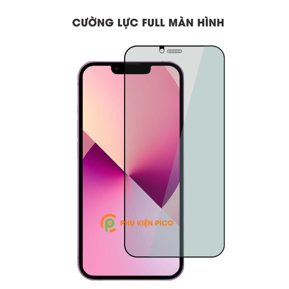 Kính cường lực chống nhìn trộm Iphone 13 Mini full màn hình có màng bảo vệ loa cho Iphone 13 Mini