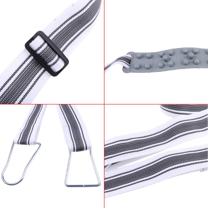 Dây Đai Mát Xa Eo Bằng Nylon Bền Bỉ Có Móc Kim Loại Thông Dụng Cho Thắt Lưng