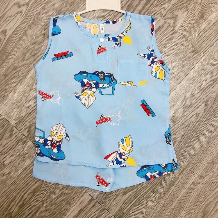 COMBO 2 Bộ Quần áo Tole  Bé Trai, Mẫu đùi Ba Lỗ, Đủ Size từ 5-40kg, Chất vải tole lanh 2 da loại 1 mềm mịn và mát