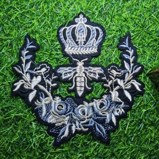 Huy Hiệu/Logo/Sticker/Miếng Vá Thêu Ủi Vương Miện Độc Đáo