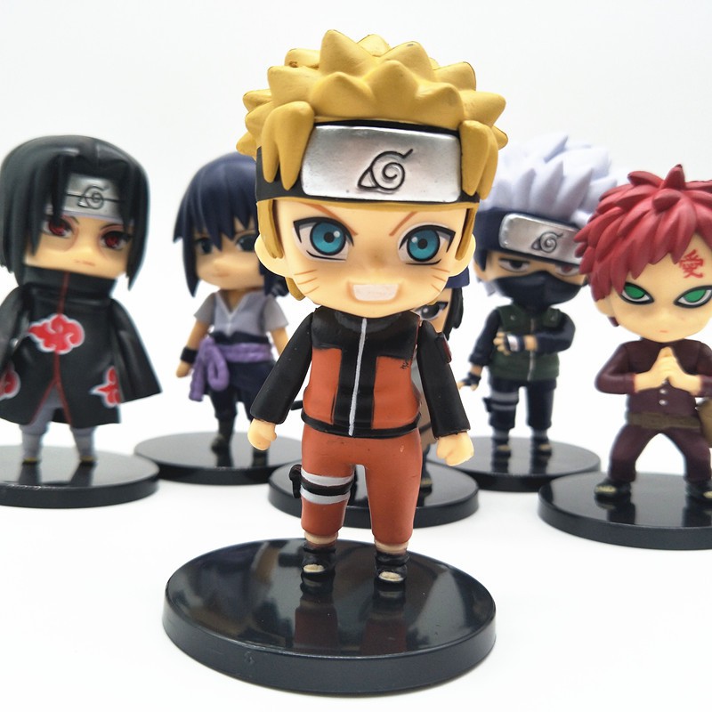 Mô hình naruto các nhân vật itachi, hinata, sasuke, kakashi... cao 7cm