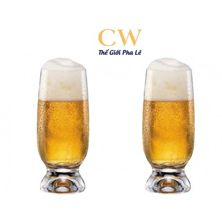 Bộ Ly Cốc Uống Bia Pha Lê Tiệp Bohemia Crystalex Gina 350ml