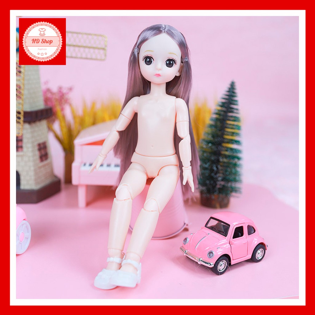 Búp bê cho bé gái ❤️FREESHIP❤️ Búp bê 30cm 22 khớp búp, bê Baboliy Kèm giầy và đầm được thiết kế riêng biệt