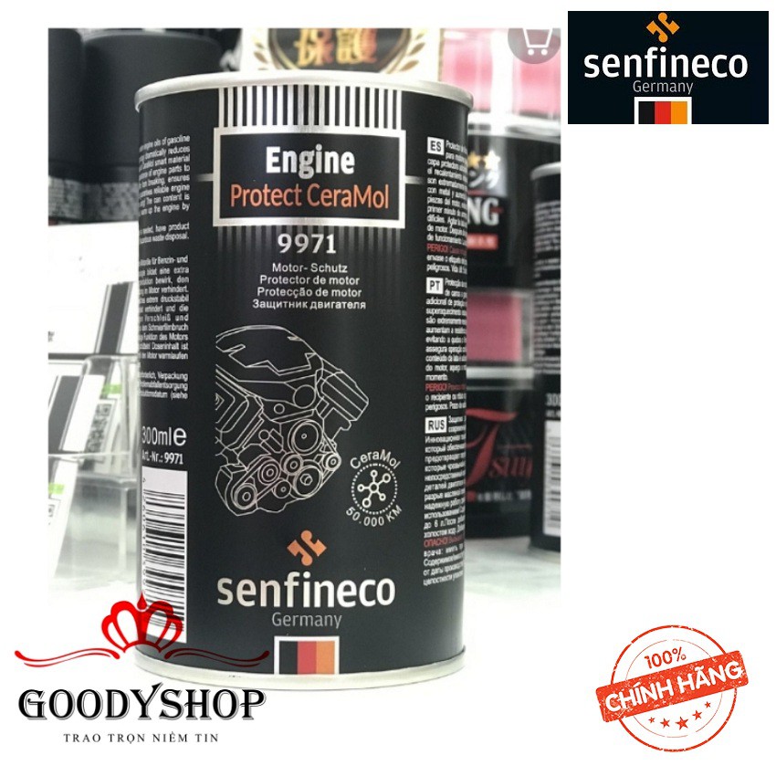 (Yêu Thích ) Phụ Gia Động Cơ Với Chất Ceramol Senfineco 9971 – 300ML Engine Protector CeraMol GOODYS