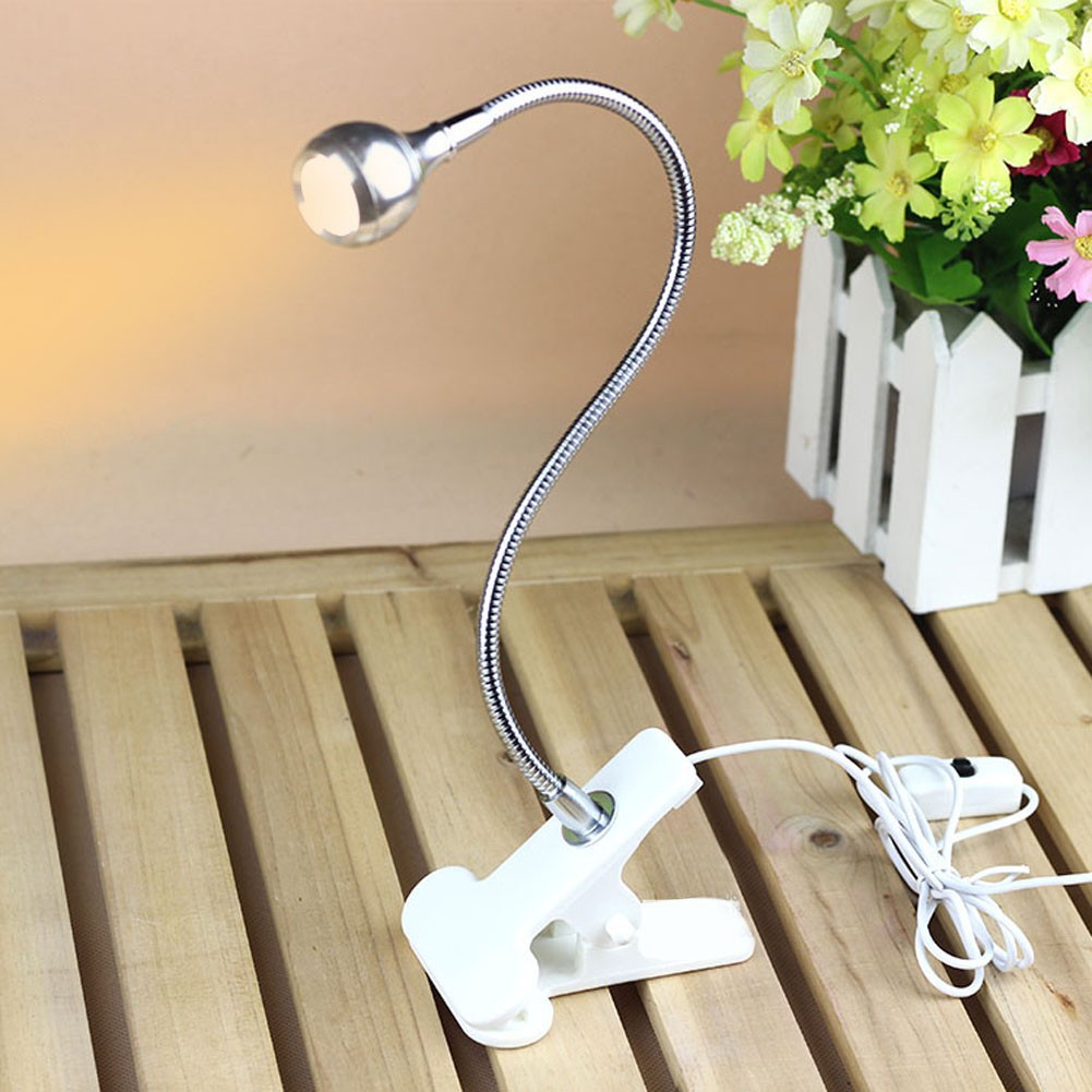 Đèn LED dạng kẹp linh hoạt kết nối cổng USB đa năng dùng khi đọc sách