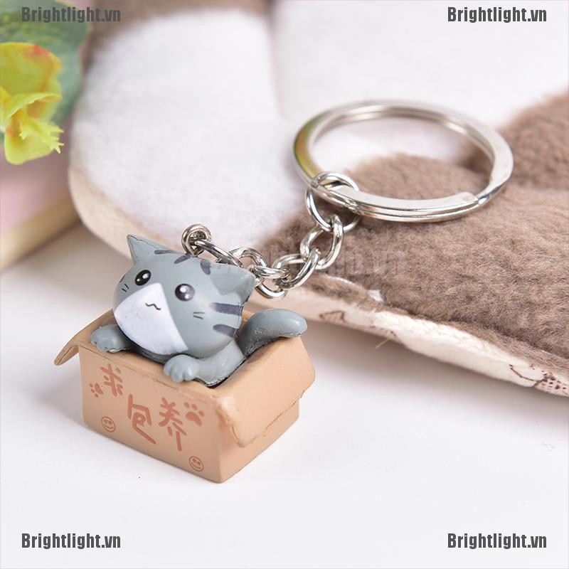 Móc Khóa Hình Mèo Hoạt Hình Dễ Thương
