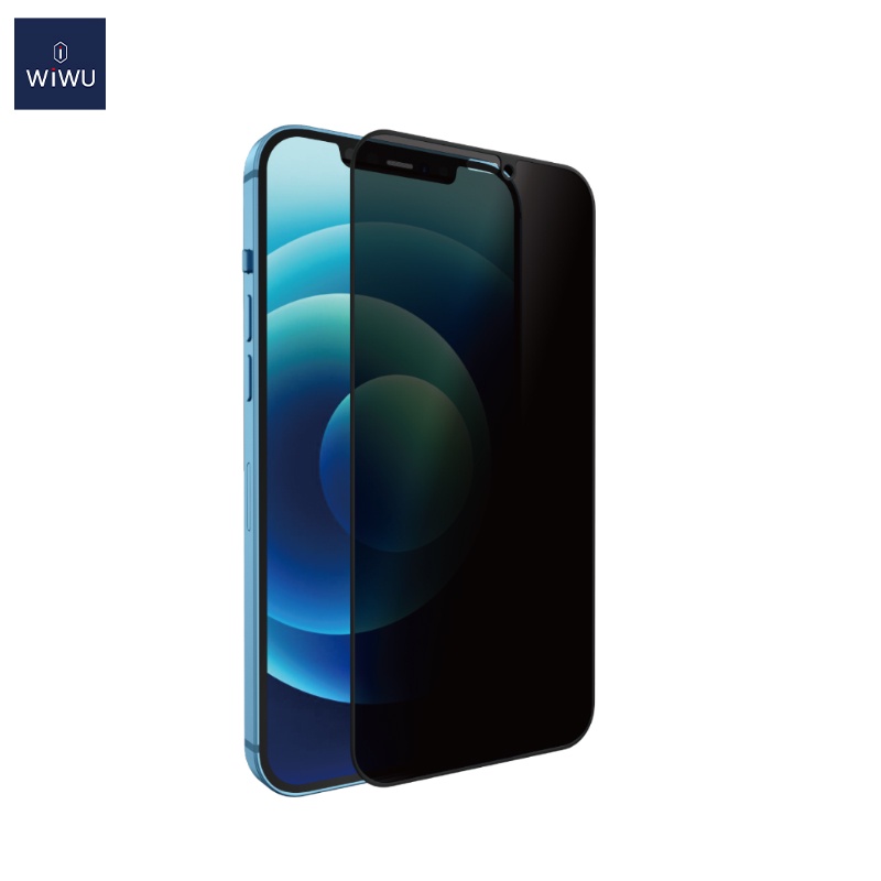 WIWU iPrivace – Kính Chống nhìn trộm bảo vệ màng loa cho Smart iPhone 15 Pro Max , 14 Plus , 11 , 12 , 13 Pro Max