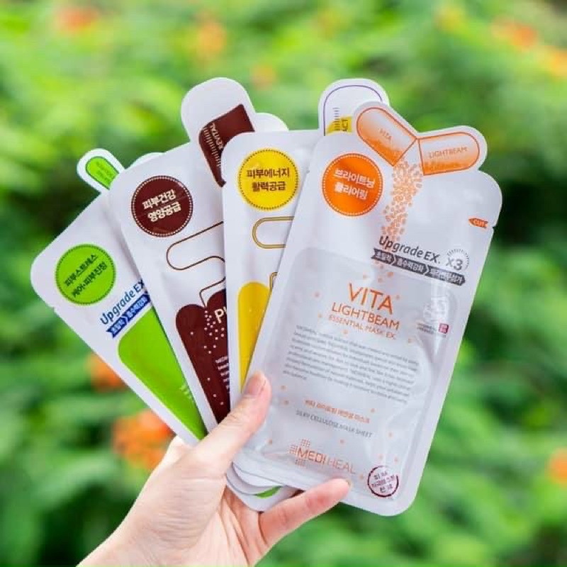 ( Lẻ miếng) Mặt nạ Mediheal Tea Tree / Vita / Placenta / Collagen / Aquaring NMF Essential Mask Ex | BigBuy360 - bigbuy360.vn