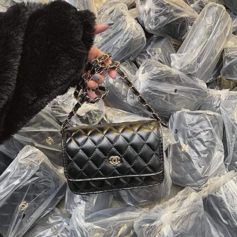 TÚI XÁCH KATUN SIZE 18/ Túi trần trám đeo chéo